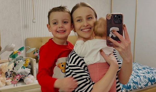 Анна Сагайдачна вперше засвітила обличчя 4-місячної доньки