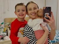 Анна Сагайдачна вперше засвітила обличчя 4-місячної доньки