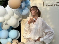 Леся Нікітюк влаштувала вечірку з нагоди першого місяця життя сина