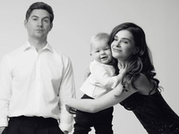 Дружина Остапчука показала, що вони подарували синові на перший день народження