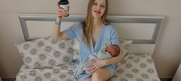 Сагайдачна зізналася, що лише на п'ятому місяці дізналася про третю вагітність