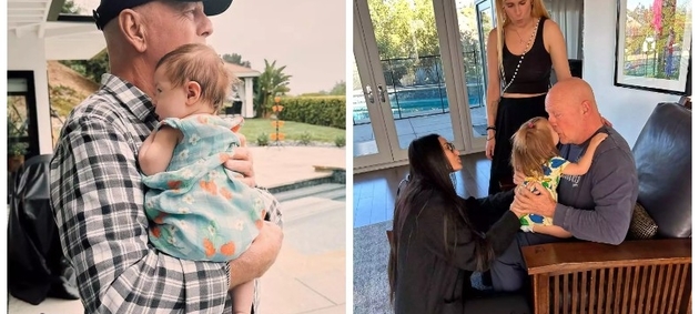 Демі Мур показала рідкісні фото Брюса Вілліса з їхньою єдиною онукою