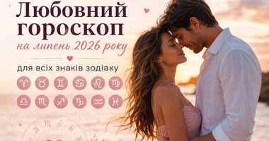Любовний гороскоп на липень 2026 року для всіх знаків зодіаку