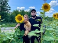 Белоконь со своей внучкой показали языки после шелковицы