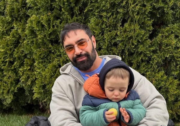 Козловський замилував відео, у якому зводив 2,5-річного сина до себе на роботу