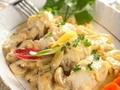 Куриное филе с шампиньонами