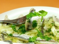 Анчоусы в лимонном соку