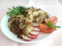 Куриное филе с грибами