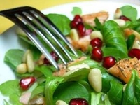 Салат с лососем