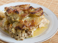 Мясная запеканка