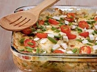 Закусочный пирог из огородной зелени