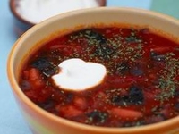 Борщ с морской капустой