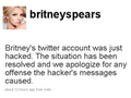 У Бритни Спирс взломали аккаунты на Twitter и MySpace