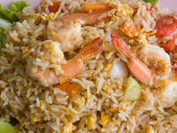 Рис с креветками