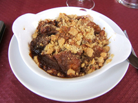 Витаминная смесь из сухофруктов и дробленого печенья