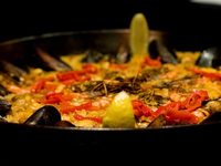 Мидии с овощами