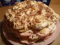 Торт из зефира с фруктами