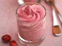 Клюквенный мусс