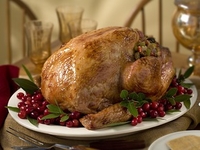 Индейка с апельсинами и клюквой