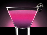 Ежевичный мартини