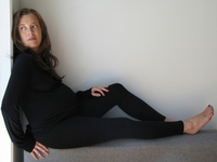 Зимняя прогулка будущей мамы