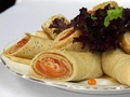 Блины с семгой