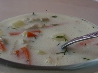 Кремовый рыбный суп