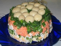 Салат "Грибная поляна"