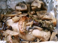 Курица с грибами