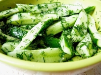 Малосольные огурцы