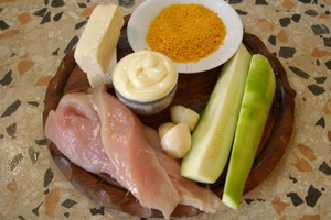 Котлетки из курицы с цукини