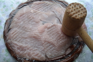 Курица в сухарях