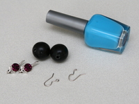 Красивые серьги из бусин: Hand-made