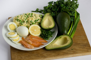 "Лодочки" из авокадо