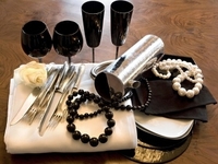 Черно-белая классика сервировки