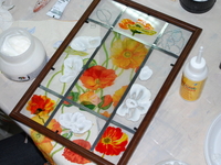 "Цветы на витраже"