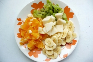 Корзиночки с фруктами и желе