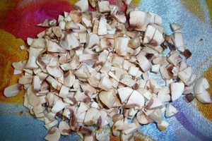 Куриные котлеты с грибами