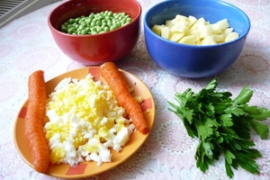 Суп с зеленым горошком