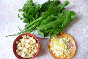 Зеленый борщ