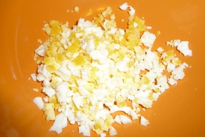 Салат из телятины с кукурузой