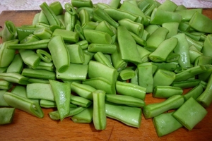 Борщ со стручковой фасолью