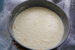 Апельсиновый творожник