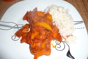 Креветки в кисло-сладком соусе