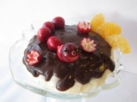 Творожный крем с шоколадной глазурью