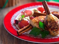 Куриные котлеты на палочках корицы