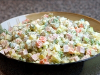 Секреты приготовления вкусного Оливье