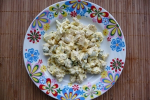 Салат из курицы и шампиньонов