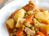 Тушеное мясо с овощами