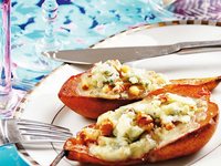 Винные груши с сыром